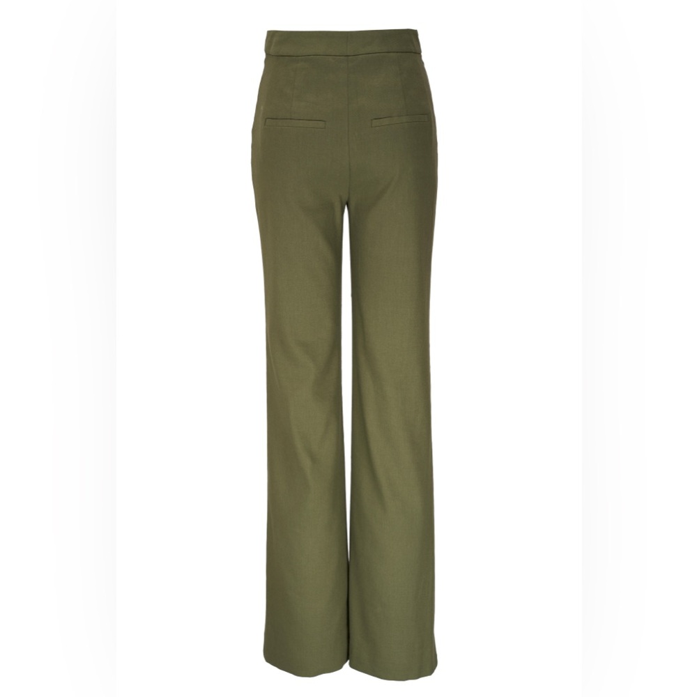 Veronica Beard Noda Linen Straight Leg Trousers size 2 - Picture 13 of 13